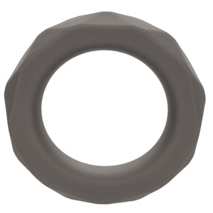ALPHA LIQUID SILICONE GRAY PROLONG PRISMATIC COCK RING