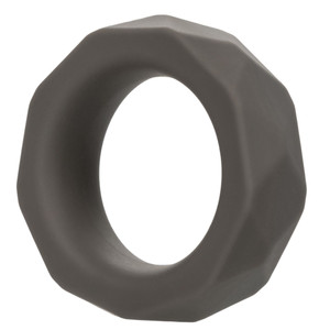 ALPHA LIQUID SILICONE GRAY PROLONG PRISMATIC COCK RING