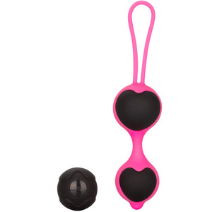 SILICONE KEGEL TRAINER WITH INTERCHANGEABLE WEIGHTS