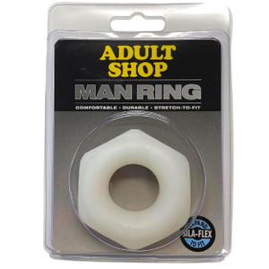 Adult Shop Man Ring The Nut Ring Clear
