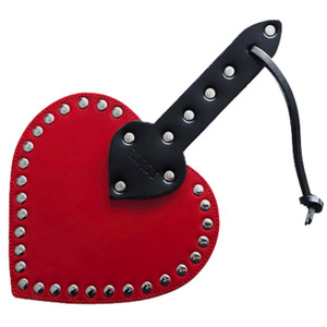LEATHER HEART PADDLE
