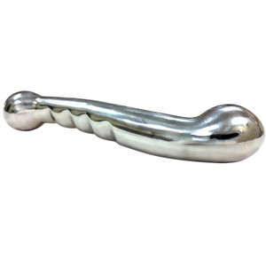 LUXURY BONDAGE STAINLESS STEEL VAGINAL DILDO