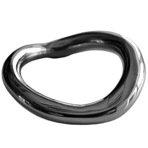 STAINLESS STEEL ERGONOMIC COCK RING 50MM