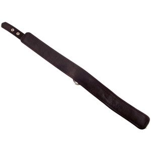 ROUGE BURGUNDY ANACONDA LEATHER PLAIN COLLAR