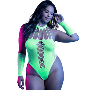 PRESSURE POINT RHINESTONE TEDDY AND GLOVES SET