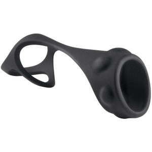 ENHANCER TEXTURED COCK STRAP AND BALL STRETCHER