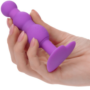 FIRST TIME TRIPLE BEADED VIBRATING ANAL PROBE