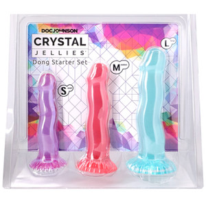 CRYSTAL JELLIE DONG START DILDO KIT
