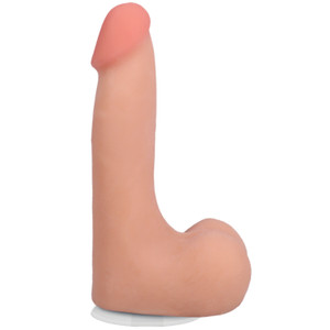 THE REALISTIC COCK 7" WITH BALLS DILDO