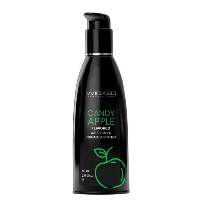 WICKED AQUA CANDY APPLE FLAVORED LUBE 2OZ