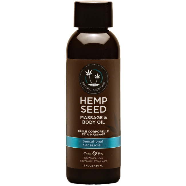 HEMP SEED MASSAGE & BODY OIL SUNSATIONAL 2 OZ