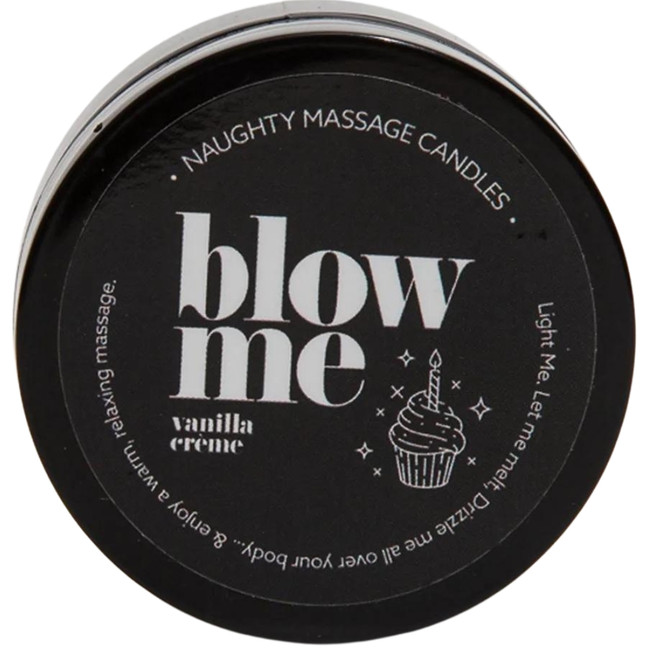 BLOW ME NAUGHTY MINI MASSAGE CANDLE