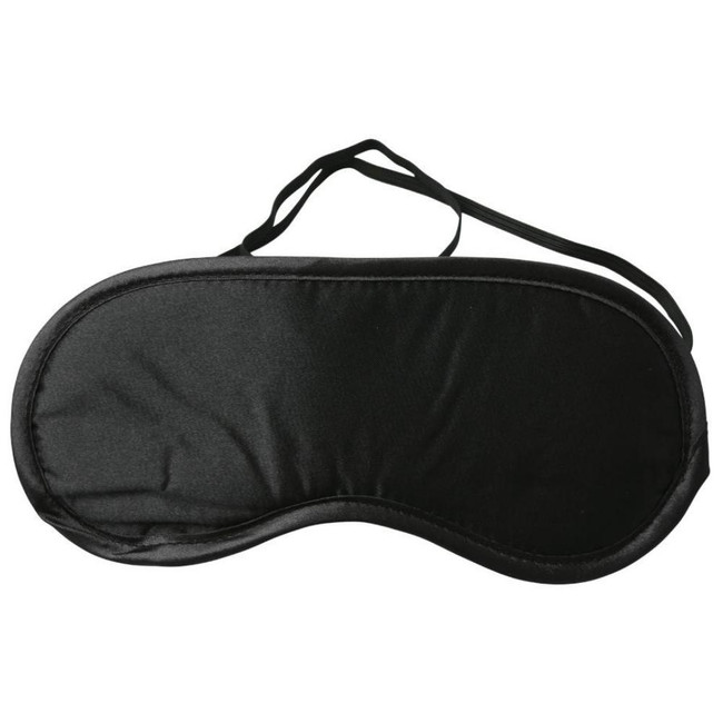 BLACK SATIN BLINDFOLD
