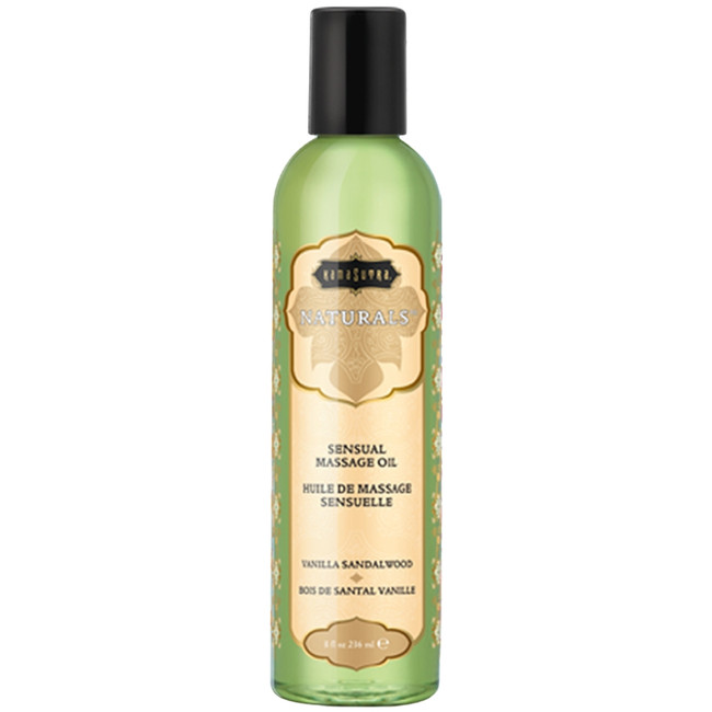 NATURALS MASSAGE OIL VANILLA SANDALWOOD 8 OZ