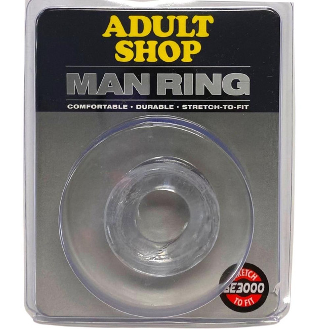 MAN RING THE CONVEX CLEAR COCK RING