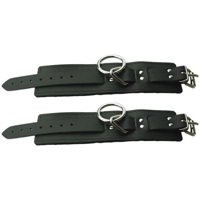 LEATHER RESTRAINTS WITH FLEECE LINING