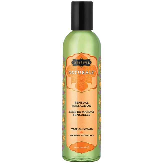 NATURALS MASSAGE OIL TROPICAL MANGO 8 OZ