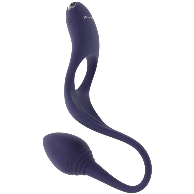 TIP TO TAIL VIBRATING PENIS RING AND ANAL PLUG