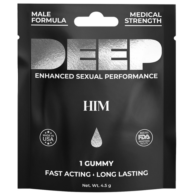 DEEP ENHANCED SEXUAL PERFORMANCE GUMMY FOR HIM 1CT