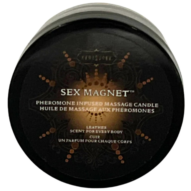 SEX MAGNET LEATHER PHEROMONE MASSAGE CANDLE