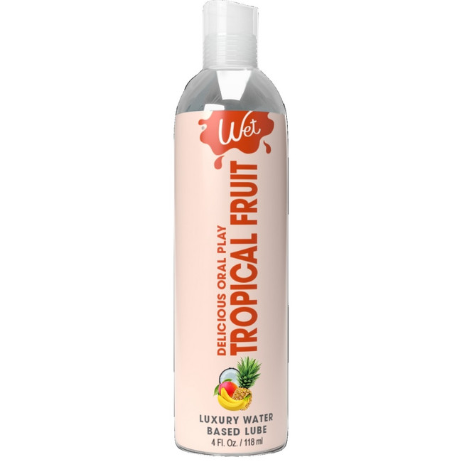WET FLAVORED TROPICAL EXPLOSION LUBRICANT 4 OZ