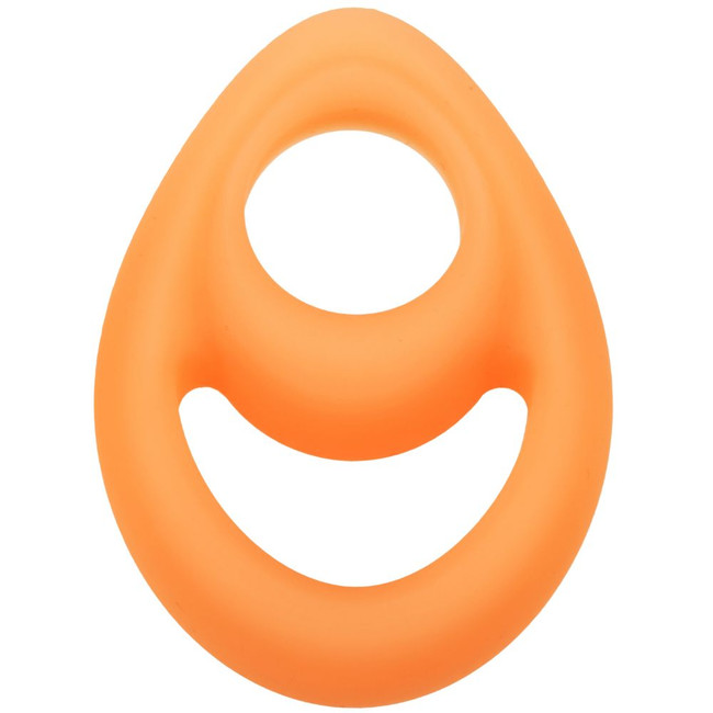 ALPHA GLOW-IN-THE-DARK LIQUID SILICONE TEARDROP COCK RING