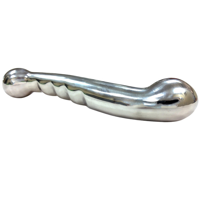 LUXURY BONDAGE STAINLESS STEEL VAGINAL DILDO