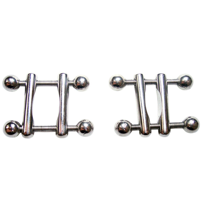 ROUGE STAINLESS STEEL BALL END NIPPLE CLAMPS