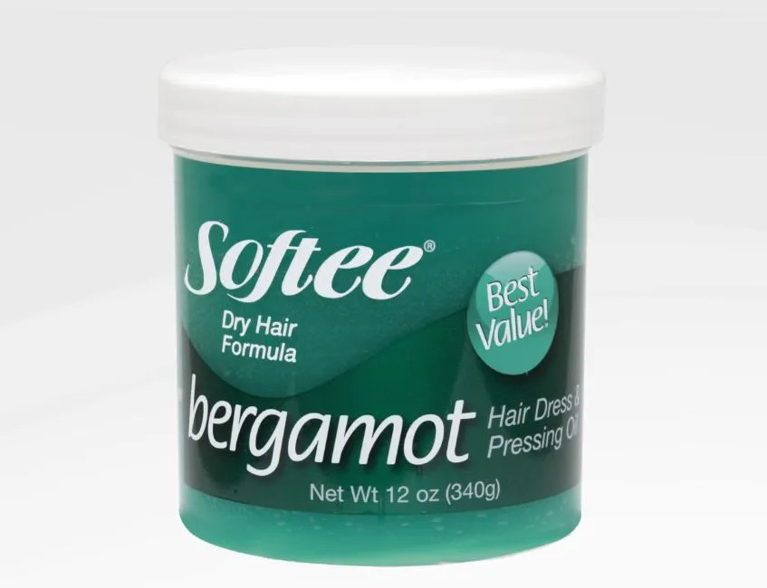 Softee Bergamot Dry Hair Formula Hair Dress 12 oz - Apex Beauty Supply