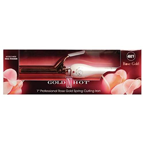 Gold N Hot Curling Iron Rosegold 1" Apex Beauty Supply
