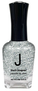 J Nail Polish #JNP056 Spangle Silver