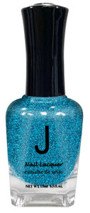 J Nail Polish #JNP054 Glitter Blue
