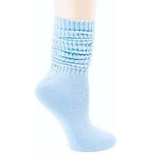 Jehahn  "Baby Blue" Slouch Socks 