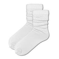 2J Slouch Socks 1-3 #White
