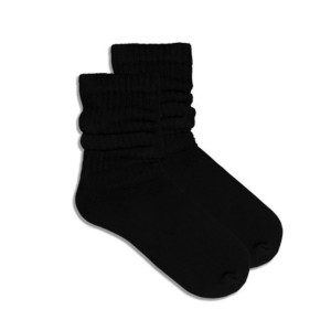 2J Slouch Socks 1-3 #Black