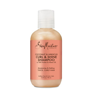Shea Moisture Coconut & Hibiscus Curl & Shine Shampoo 3.2 fl oz