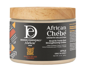 Design Essentials African Chebe Braid & Twist Out Creme 12 oz