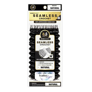 Bobbi Boss Seamless Crochet "Island Water Wave 10" #Natural BK