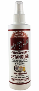 Baby Don't Be Bald Triple Strength Detangler 8 fl oz. Baby Don't Be Bald Triple Strength Detangler 8 fl oz.
