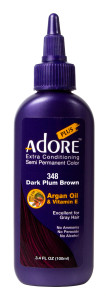 Adore Plus 348 Dark Plum Brown 3.4 oz Adore Plus 348 Dark Plum Brown 3.4 oz