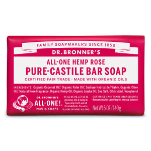 Dr. Bronners Bar Soap Rose Dr. Bronners Bar Soap Rose
