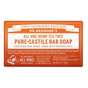 Dr. Bronners Bar Soap Tea Tree  Dr. Bronners Bar Soap Tea Tree