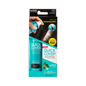 Kiss Quick Cover Fiber Spray #Natural Blk QCF01