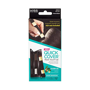 Kiss Colors Quick Cover Root Touch-Up Hair Shadow Natural Blk #QCS01 Kiss Colors Quick Cover Root Touch-Up Hair Shadow Natural Blk #QCS01