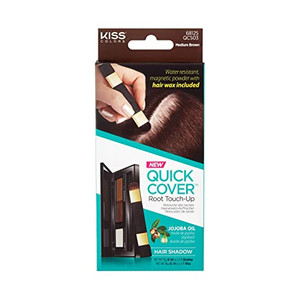 Kiss Colors Quick Cover Root Touch-Up Hair Shadow Medium Brn #QCS03 Kiss Colors Quick Cover Root Touch-Up Hair Shadow Medium Brn #QCS03