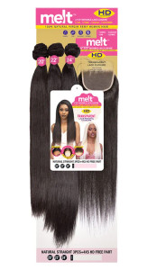 Janet HH Brazilian Natural Straight 18,20, 22" #Natural