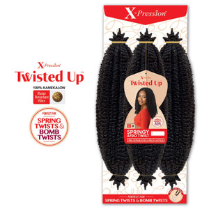 Outre X-Pression Twisted Up 3x Springy Afro Twist 16" #1 Outre X-Pression Twisted Up 3x Springy Afro Twist 16" #1