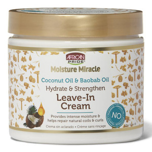 Africa's Pride Moisture Miracle Leave In Cream 15oz Africa's Pride Moisture Miracle Leave In Cream 15oz
