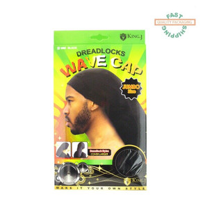 M&M Dreadlocks Wave Cap 086 Black M&M Dreadlocks Wave Cap 086 Black