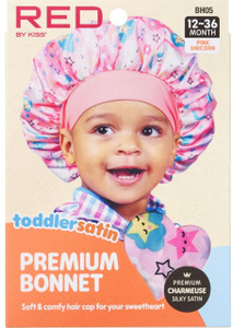 RED By KISS Toddler Bonnet "Pink Unicorn" #BH05 RED By KISS Toddler Bonnet "Pink Unicorn" #BH05